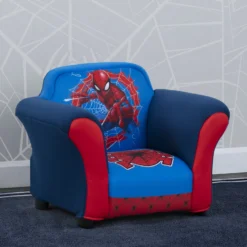 Delta Children Spider-Man Upholstered Chair With Sculpted Plastic Frame