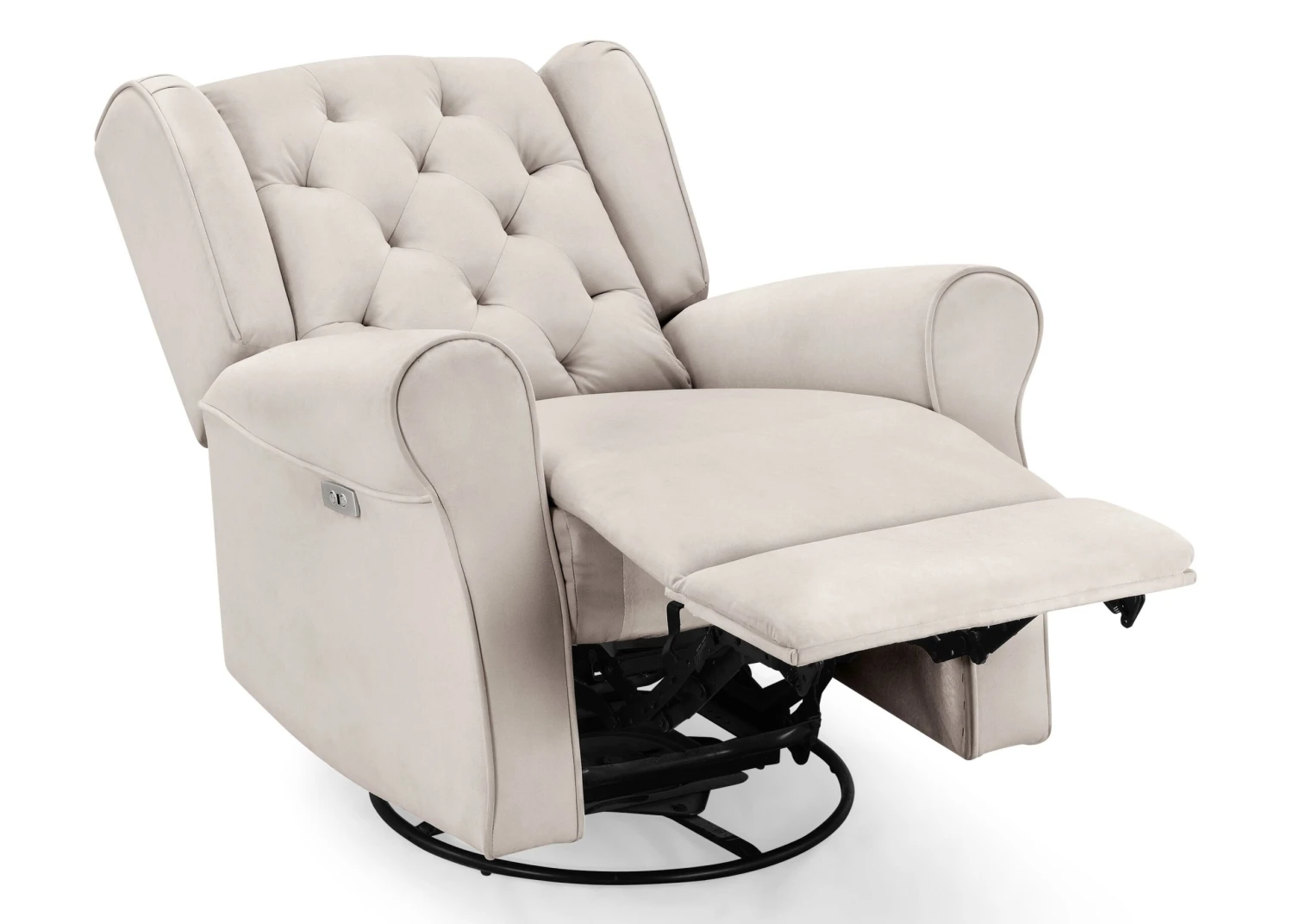 Delta Children Emmie Electronic Power Recliner And Swivel Glider With USB Port In LiveSmart Performance Fabric 12 Delta Children Emmie Electronic Power Recliner And Swivel Glider With USB Port In LiveSmart Performance Fabric - Image 12