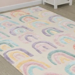 Delta Children Over The Rainbow Hand-Tufted Wool Blend Area Rug 5x8 9 Delta Children Over The Rainbow Hand-Tufted Wool Blend Area Rug 5x8 -Delta Children Sales Store Z1013MOD 999 Rug Over The Rainbow Lifestyle 102 scaled
