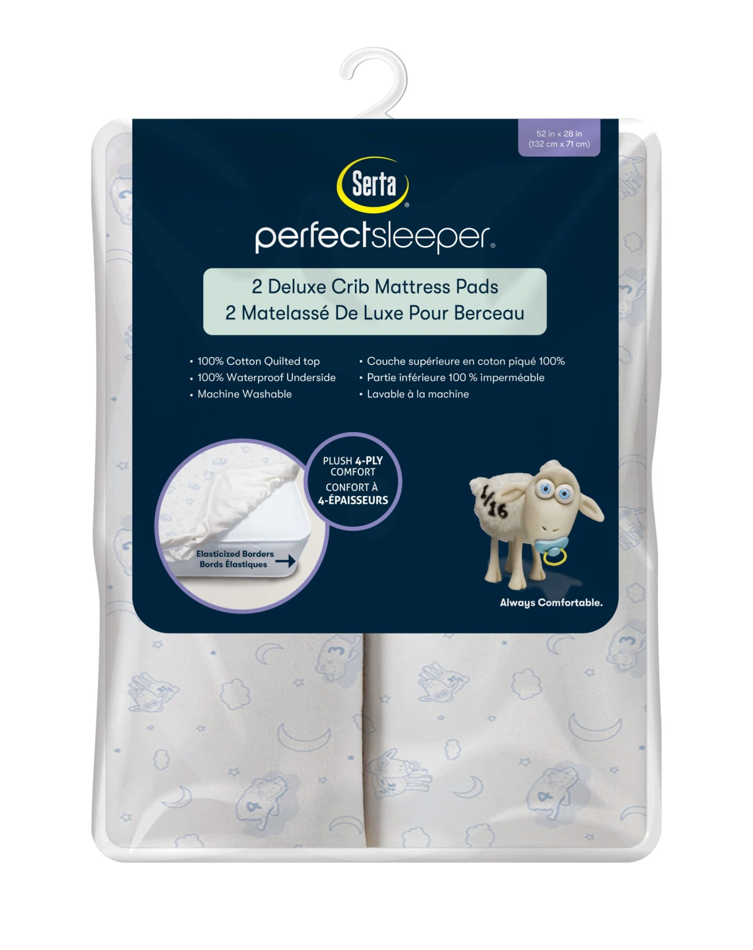 Deluxe Crib Mattress Pad - 2 Pack 5 Deluxe Crib Mattress Pad - 2 Pack - Image 5