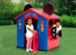 New Arrival 23 Delta Children Mickey Mouse Plastic Indoor/Outdoor Playhouse With Easy Assembly