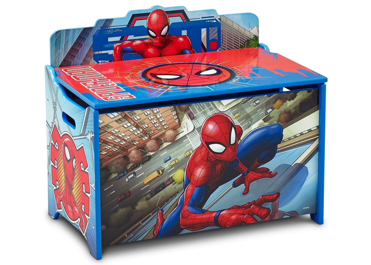 Delta Children Spider-Man Deluxe Toy Box 3 Delta Children Spider-Man Deluxe Toy Box - Image 3