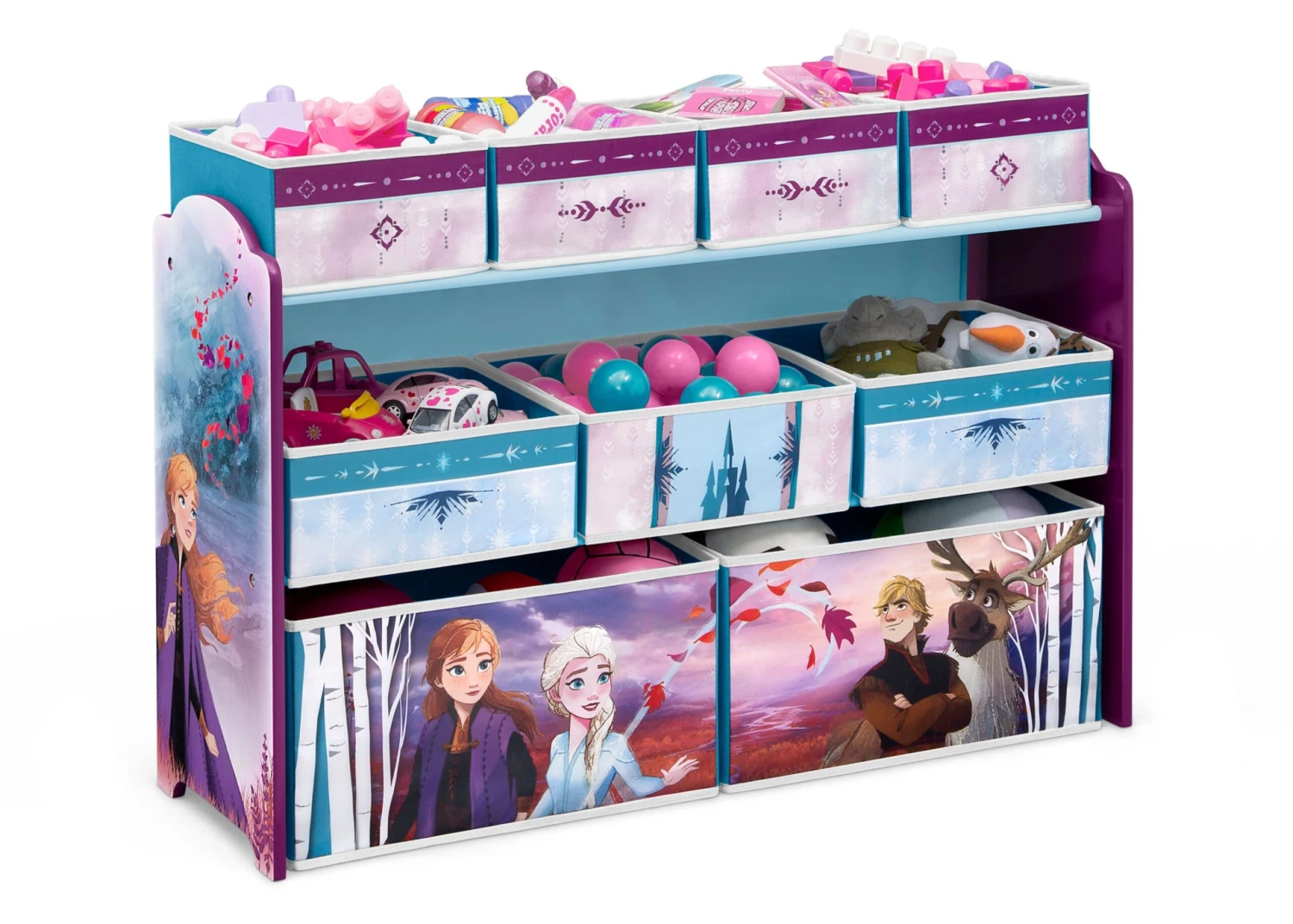 Delta Children Frozen Deluxe 9 Bin Design And Store Toy Organizer 3 Delta Children Frozen Deluxe 9 Bin Design And Store Toy Organizer - Image 3