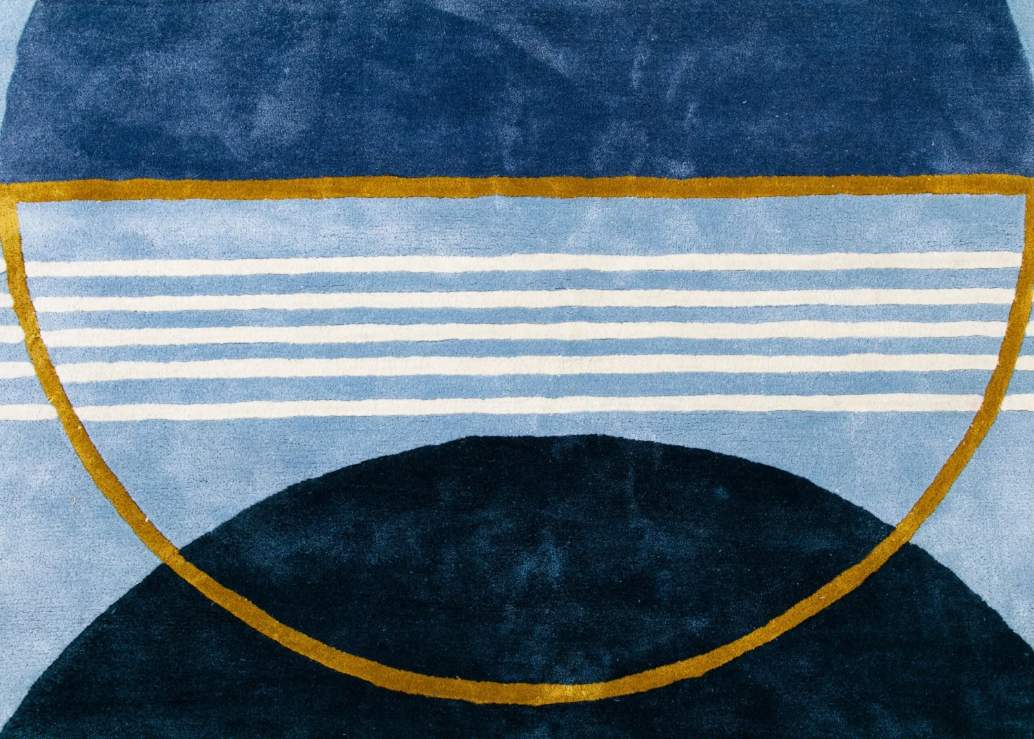 Delta Children Blue Abstract Hand-Tufted Area Rug 5x8 4 Delta Children Blue Abstract Hand-Tufted Area Rug 5x8 - Image 4