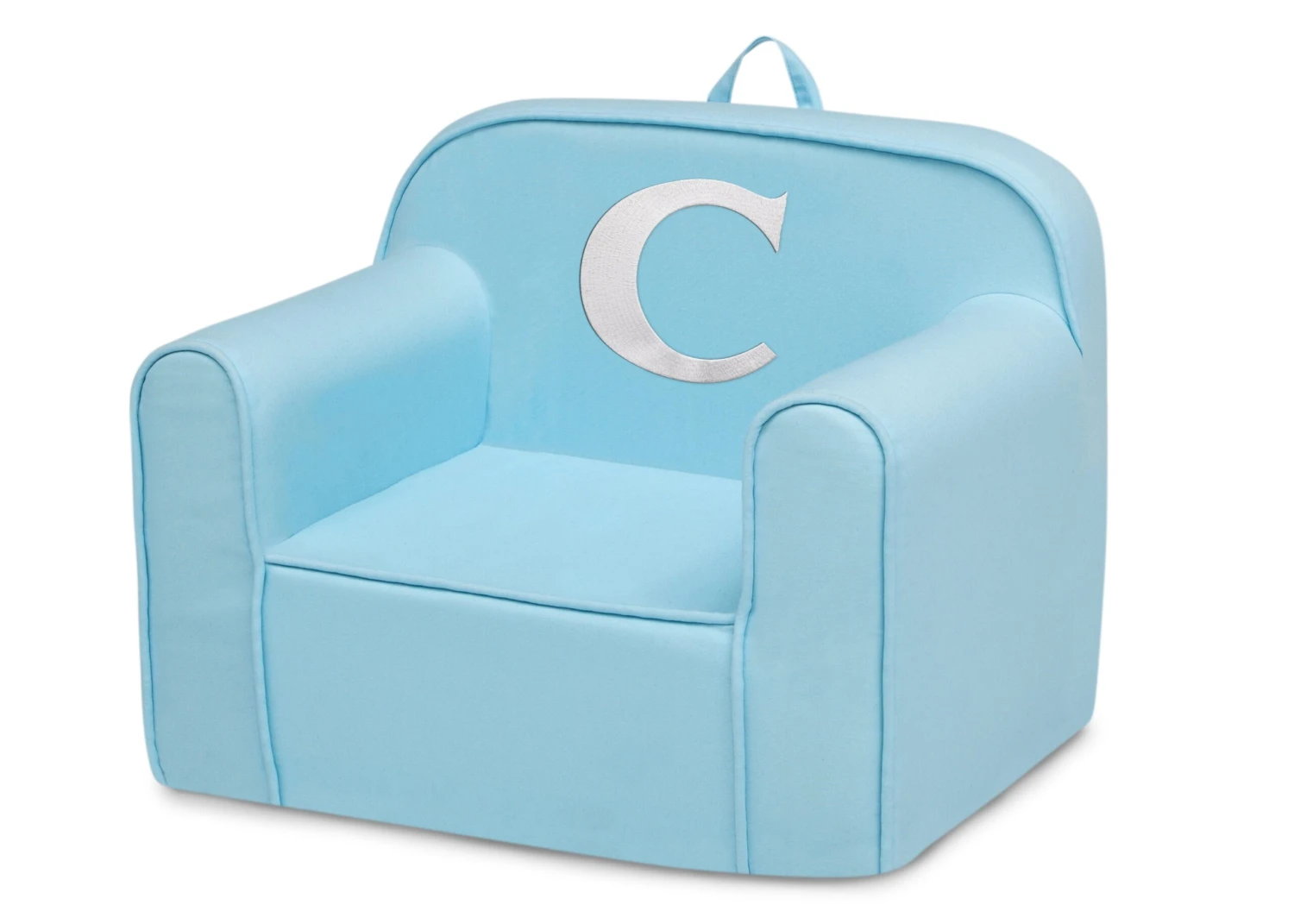 Delta Children Personalized Monogram Light Blue Cozee Chair 14 Delta Children Personalized Monogram Light Blue Cozee Chair - Image 14