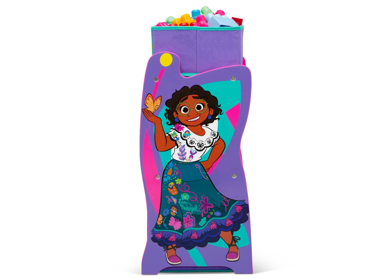 Delta Children Disney Encanto 6 Bin Design And Store Toy Organizer 4 Delta Children Disney Encanto 6 Bin Design And Store Toy Organizer - Image 4