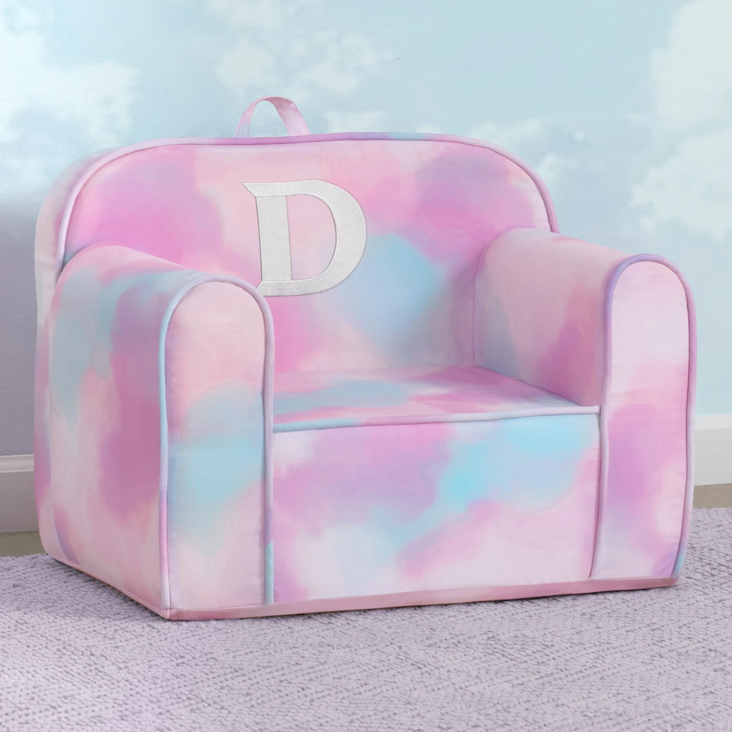 Delta Children Personalized Monogram Tie-Dye Cozee Chair 20 Delta Children Personalized Monogram Tie-Dye Cozee Chair - Image 20