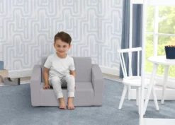 IComfort Memory Foam Flip-Out 2-in-1 Convertible Chair To Lounger For Kids