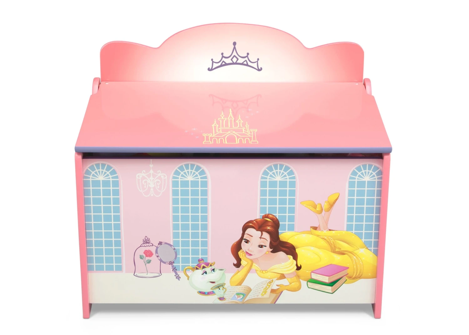 Delta Children Princess Deluxe Toy Box 4 Delta Children Princess Deluxe Toy Box - Image 4