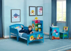 Delta Children Baby Shark Plastic Toddler Bed