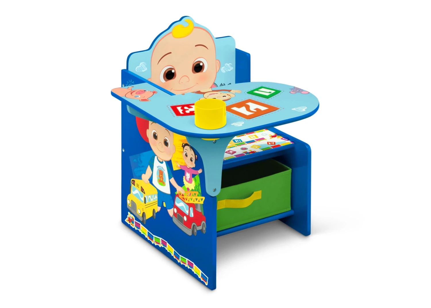 Delta Children CoComelon Chair Desk With Storage Bin 2 Delta Children CoComelon Chair Desk With Storage Bin - Image 2