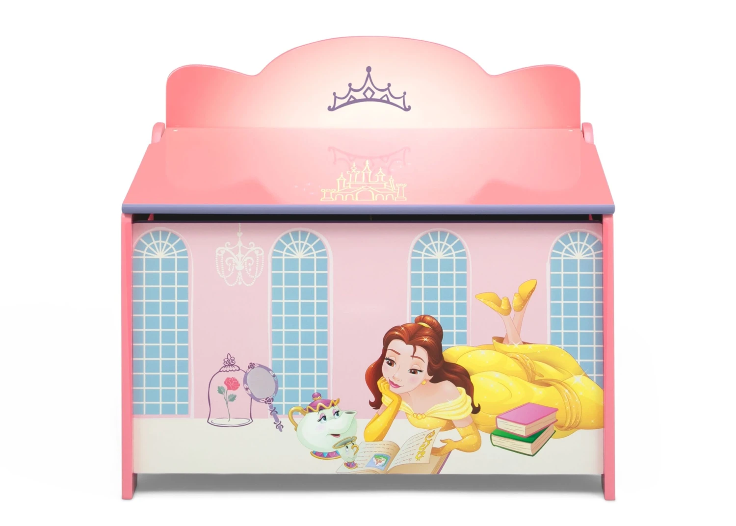 Delta Children Princess Deluxe Toy Box 2 Delta Children Princess Deluxe Toy Box - Image 2