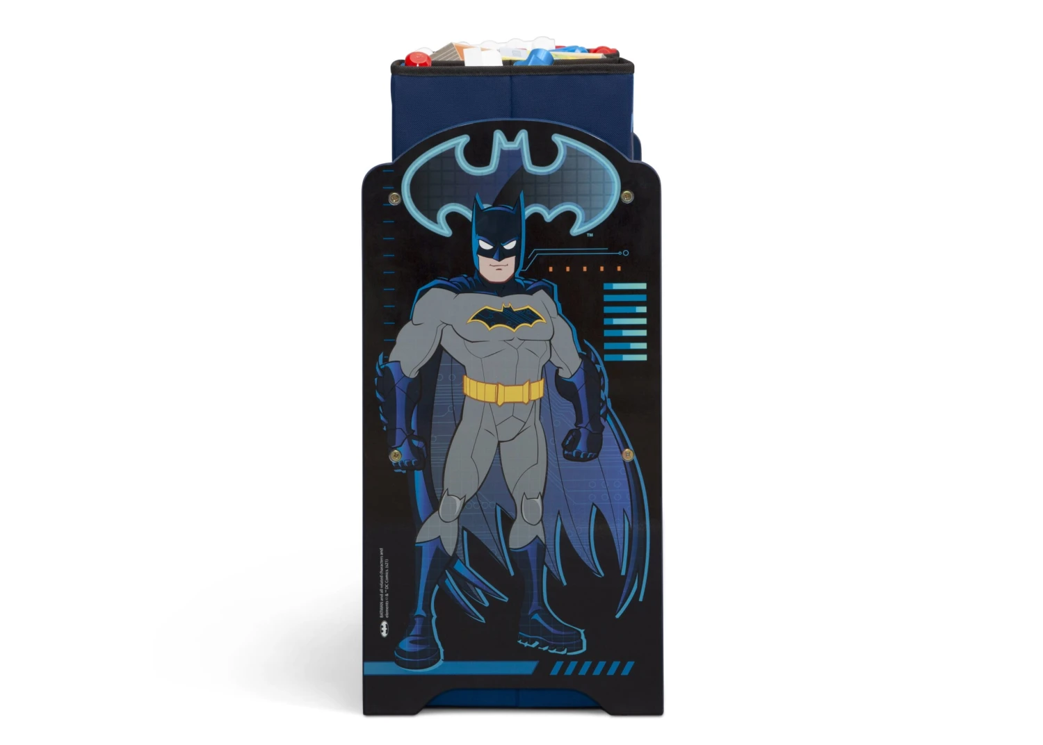Delta Children Batman 6 Bin Design And Store Toy Organizer 4 Delta Children Batman 6 Bin Design And Store Toy Organizer - Image 4
