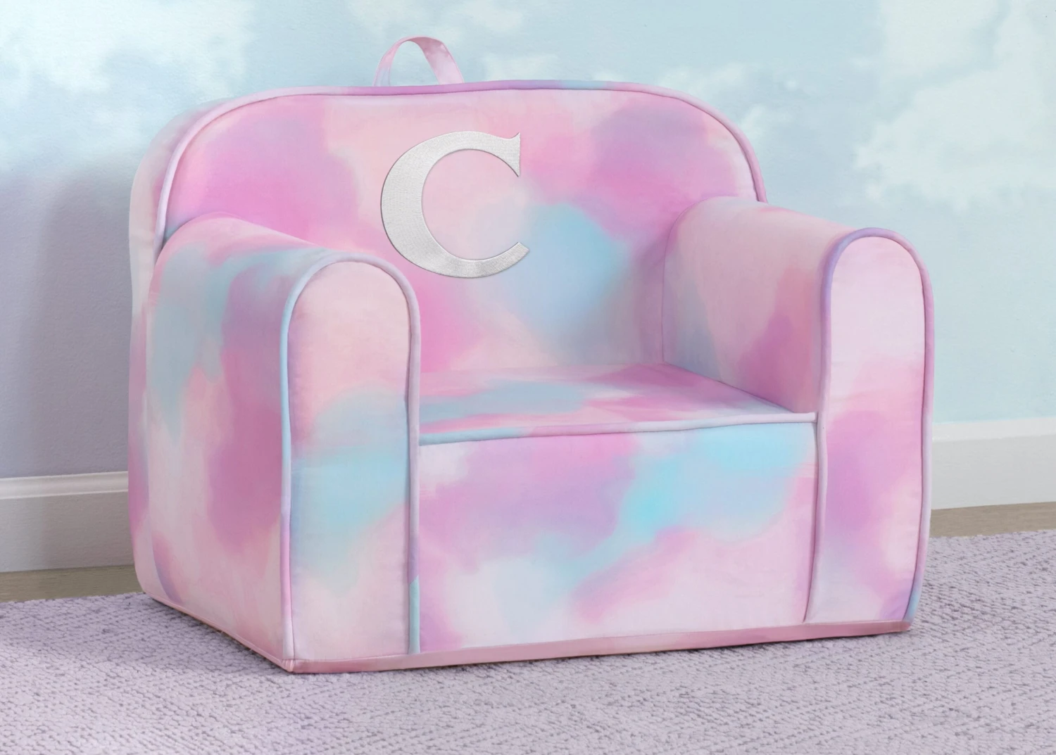 Delta Children Personalized Monogram Tie-Dye Cozee Chair 11 Delta Children Personalized Monogram Tie-Dye Cozee Chair - Image 11