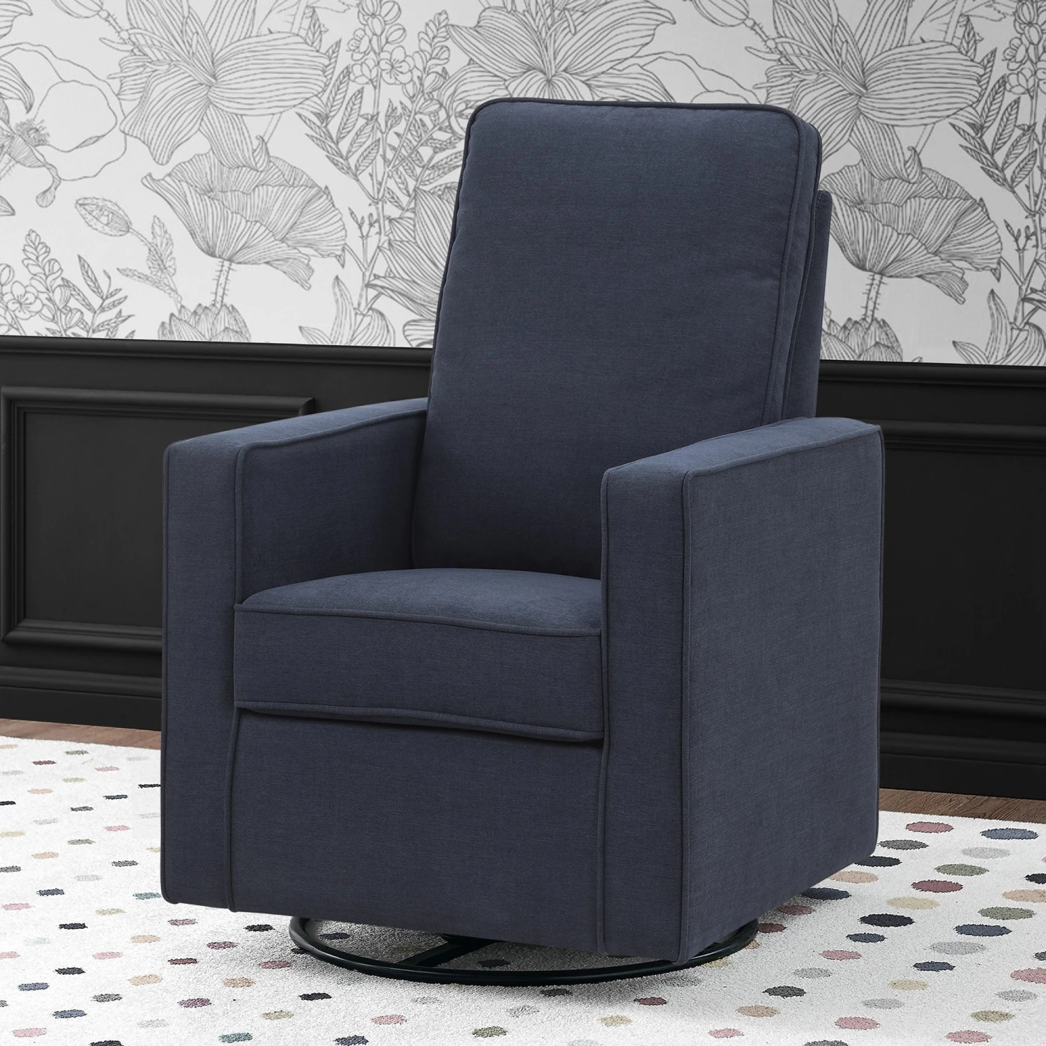 Delta Children Skye Nursery Glider Swivel Chair With LiveSmart Fabric 10 Delta Children Skye Nursery Glider Swivel Chair With LiveSmart Fabric - Image 10