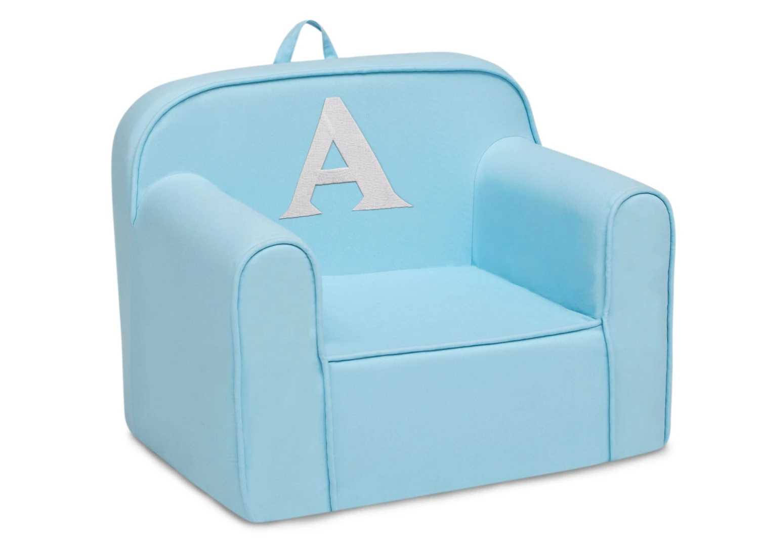 Delta Children Personalized Monogram Light Blue Cozee Chair 3 Delta Children Personalized Monogram Light Blue Cozee Chair - Image 3