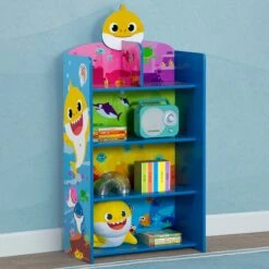 Delta Children Baby Shark Wooden Playhouse 4-Shelf Bookcase For Kids 9 Delta Children Baby Shark Wooden Playhouse 4-Shelf Bookcase For Kids -Delta Children Sales Store ikpogskbyt0ws6aq09lj