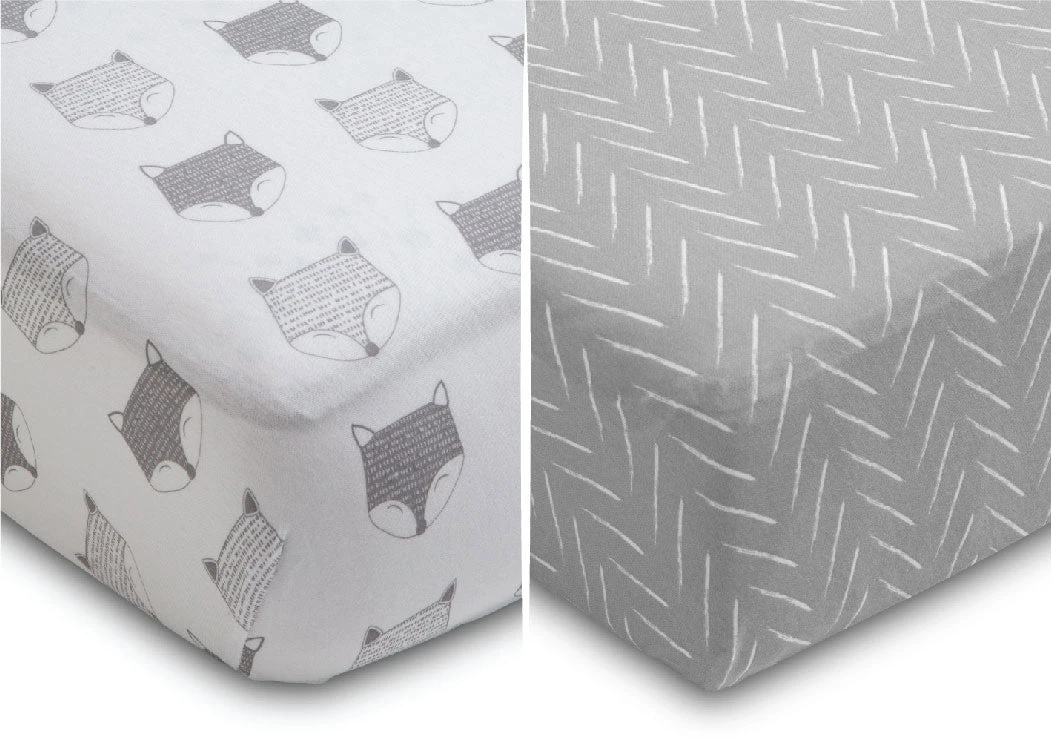 Delta Children Indie Fox Fitted Crib Sheets - 2 Pack 5 Delta Children Indie Fox Fitted Crib Sheets - 2 Pack - Image 5