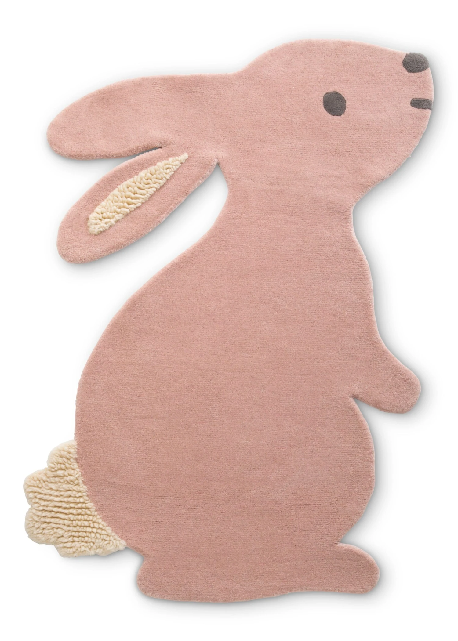 Delta Children Hand-Tufted 100% Wool Bunny Rug 2 Delta Children Hand-Tufted 100% Wool Bunny Rug - Image 2