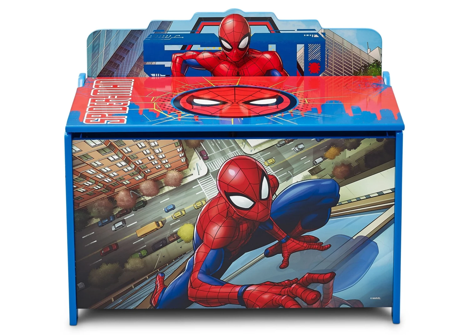 Delta Children Spider-Man Deluxe Toy Box 2 Delta Children Spider-Man Deluxe Toy Box - Image 2