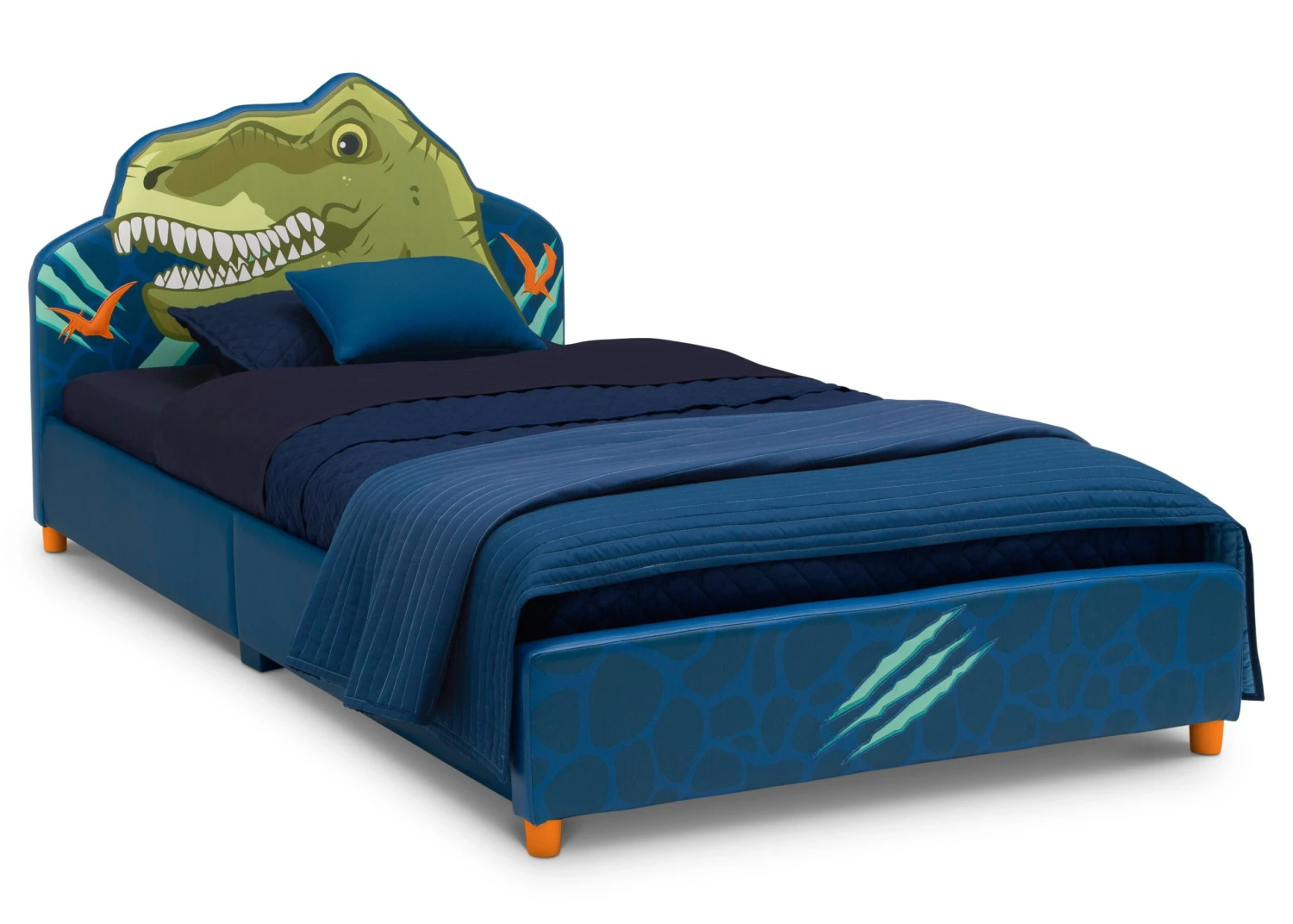 Delta Children Dinosaur Upholstered Twin Bed 2 Delta Children Dinosaur Upholstered Twin Bed - Image 2