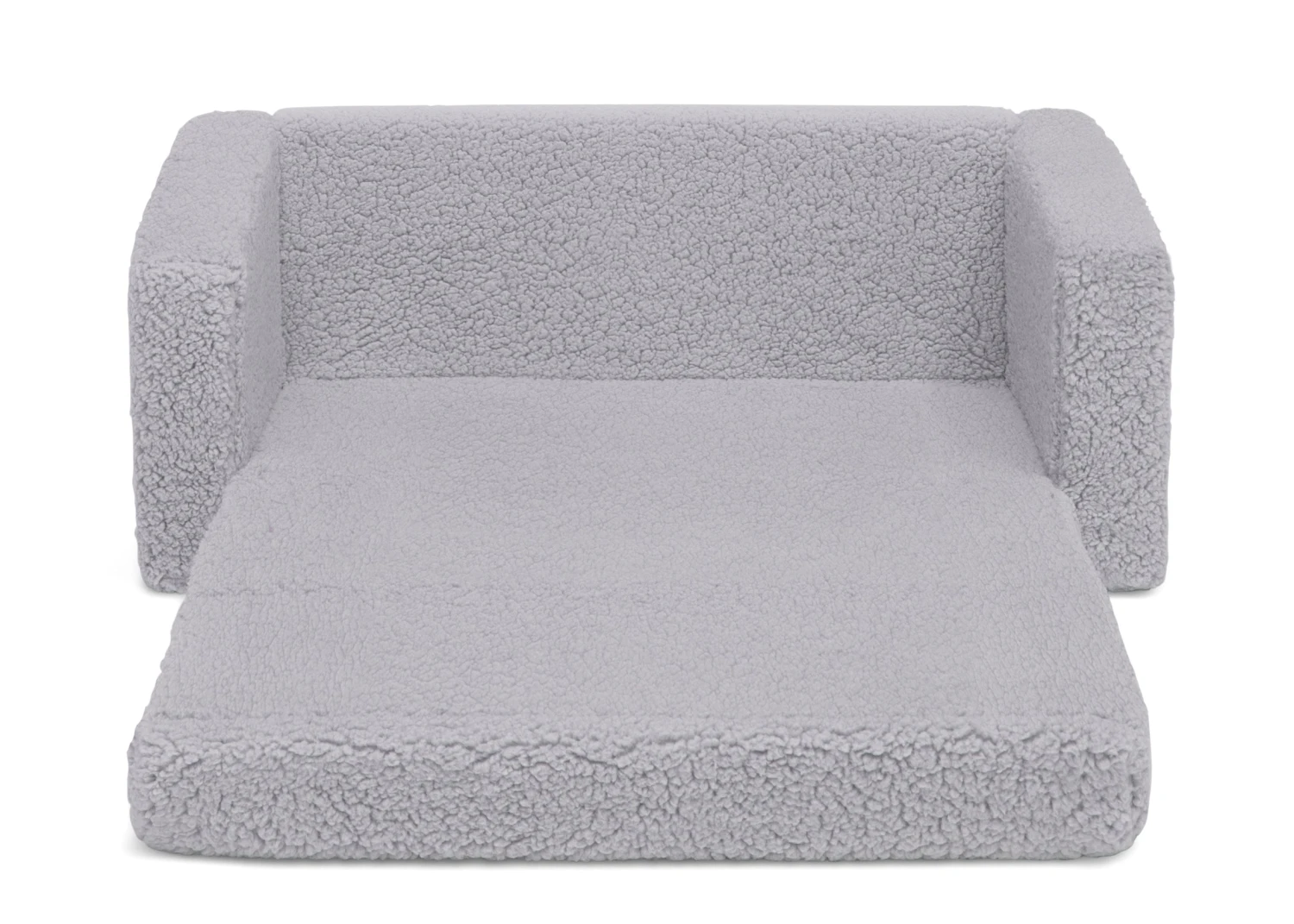 Delta Children Cozee Flip-Out Sherpa 2-in-1 Convertible Sofa To Lounger For Kids 5 Delta Children Cozee Flip-Out Sherpa 2-in-1 Convertible Sofa To Lounger For Kids - Image 5