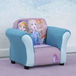 Delta Children Frozen II Upholstered Chair With Sculpted Plastic Frame