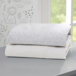 Delta Children Fitted Crib Sheets - 2 Pack, White & Heather Grey 11 Delta Children Fitted Crib Sheets - 2 Pack, White & Heather Grey -Delta Children Sales Store lt0gltmlsheg7h136909