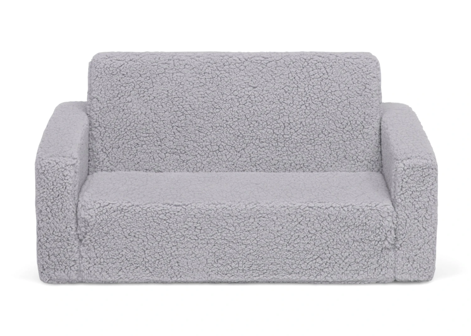Delta Children Cozee Flip-Out Sherpa 2-in-1 Convertible Sofa To Lounger For Kids 2 Delta Children Cozee Flip-Out Sherpa 2-in-1 Convertible Sofa To Lounger For Kids - Image 2