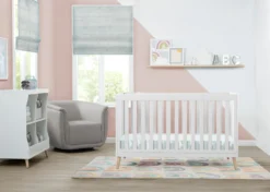 Delta Children Over The Rainbow Hand-Tufted Wool Blend Area Rug 5x8