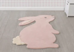 Delta Children Hand-Tufted 100% Wool Bunny Rug
