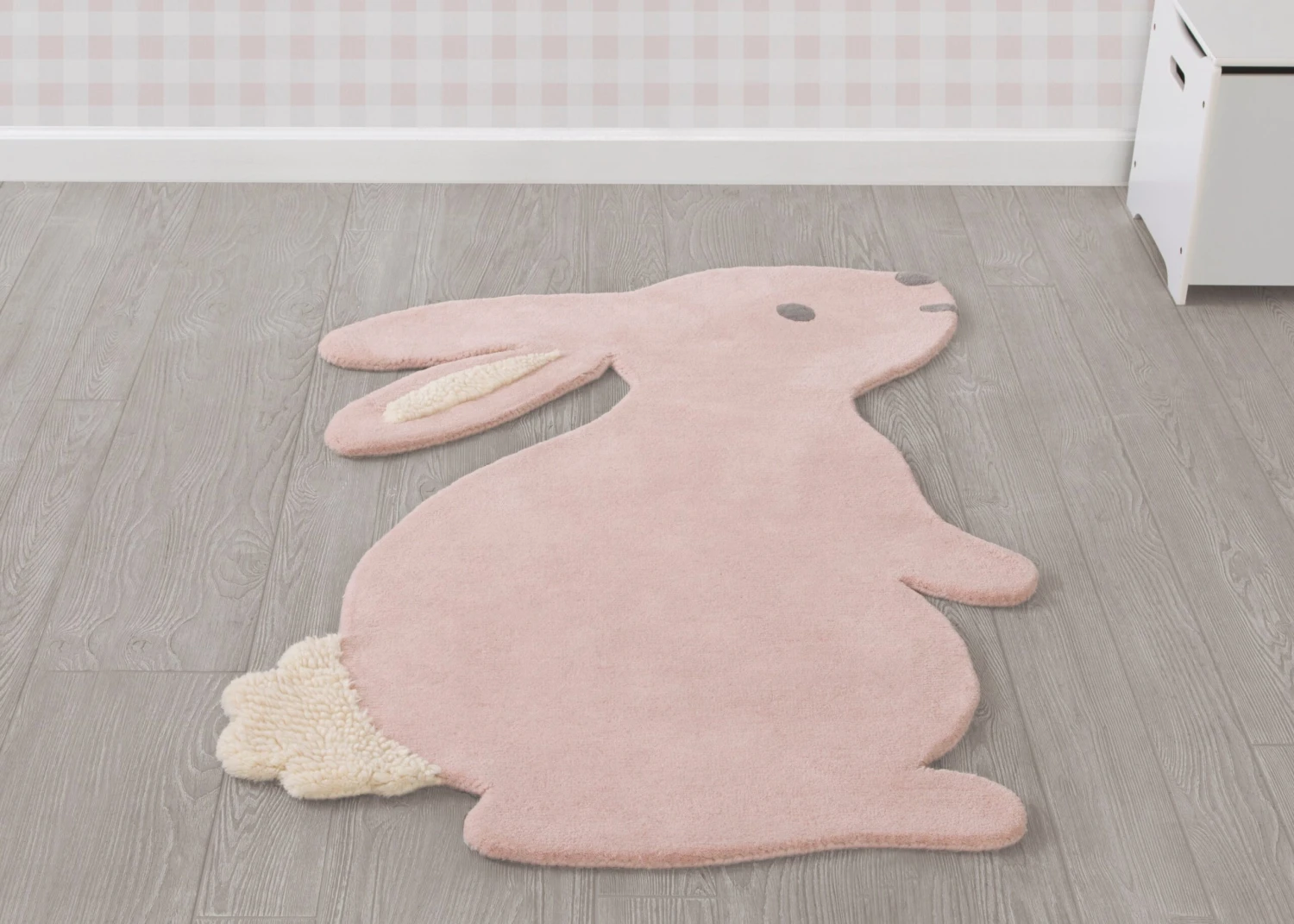 Delta Children Hand-Tufted 100% Wool Bunny Rug 1 Delta Children Hand-Tufted 100% Wool Bunny Rug