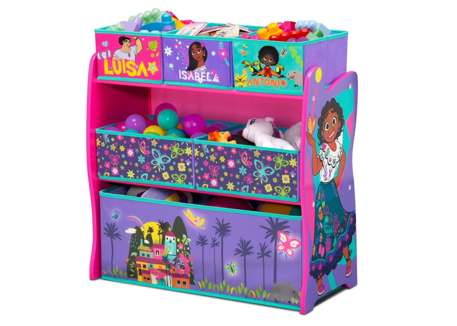 Delta Children Disney Encanto 6 Bin Design And Store Toy Organizer 3 Delta Children Disney Encanto 6 Bin Design And Store Toy Organizer - Image 3
