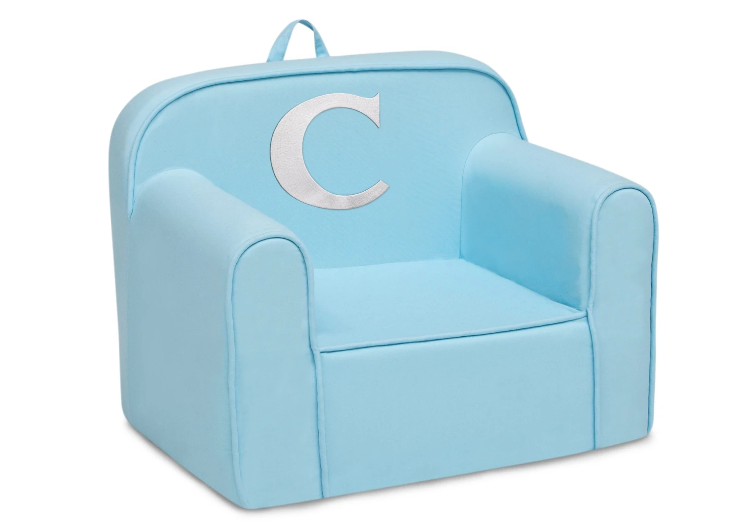 Delta Children Personalized Monogram Light Blue Cozee Chair 13 Delta Children Personalized Monogram Light Blue Cozee Chair - Image 13
