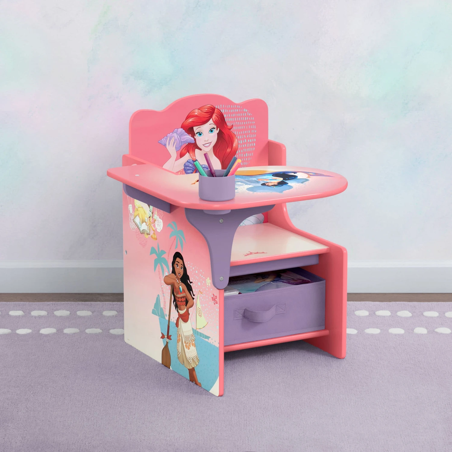 Delta Children Princess Chair Desk With Storage Bin 5 Delta Children Princess Chair Desk With Storage Bin - Image 5