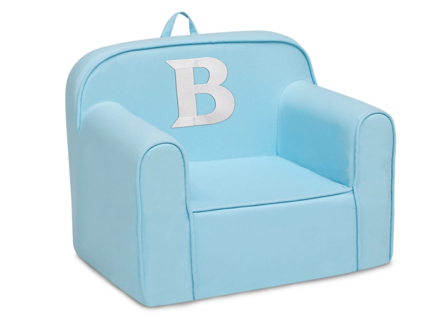 Delta Children Personalized Monogram Light Blue Cozee Chair 8 Delta Children Personalized Monogram Light Blue Cozee Chair - Image 8