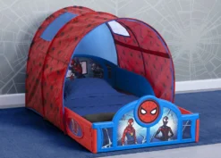 Delta Children Spider-Man Sleep And Play Toddler Bed With Tent