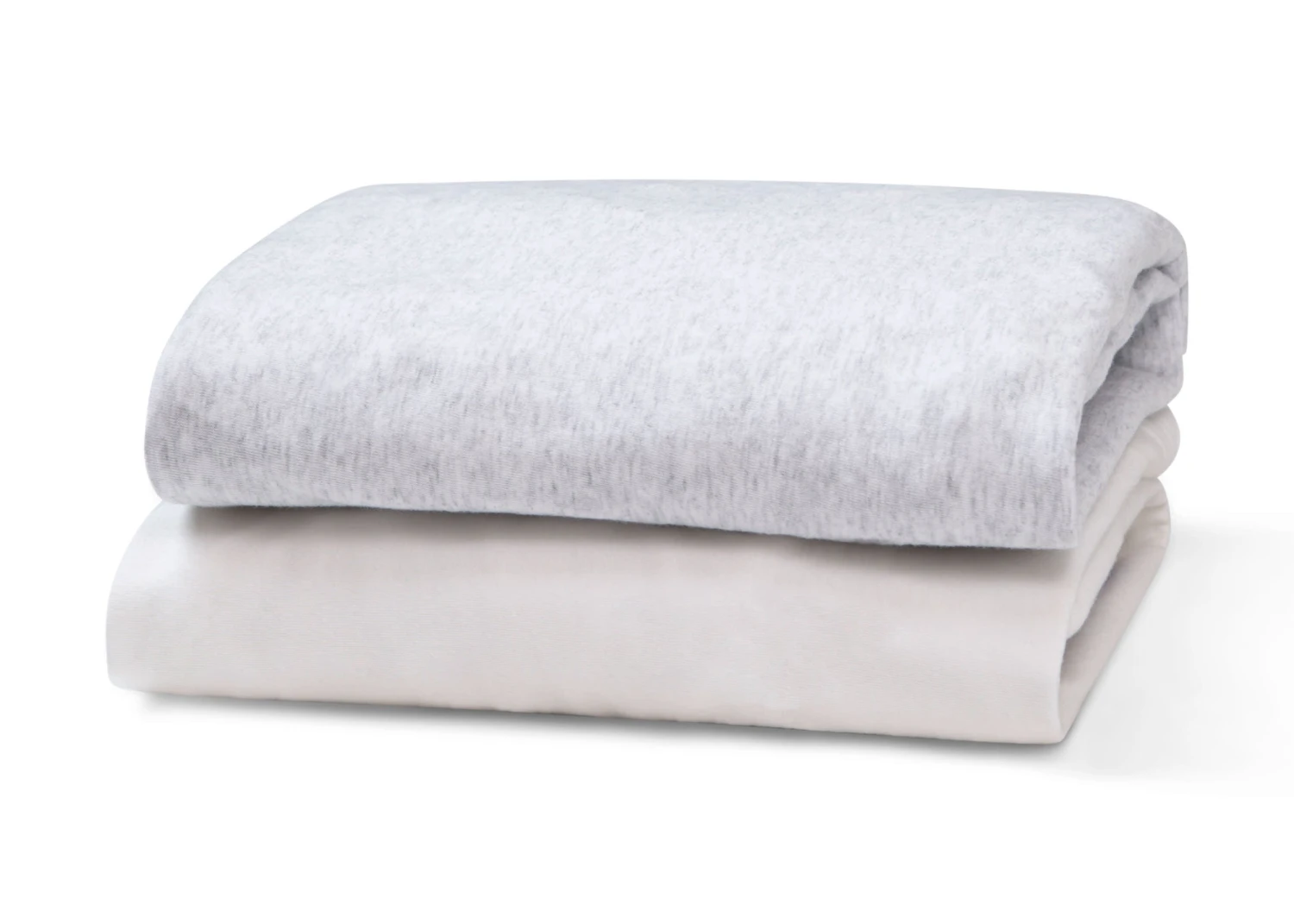 Delta Children Fitted Crib Sheets - 2 Pack, White & Heather Grey 5 Delta Children Fitted Crib Sheets - 2 Pack, White & Heather Grey - Image 5