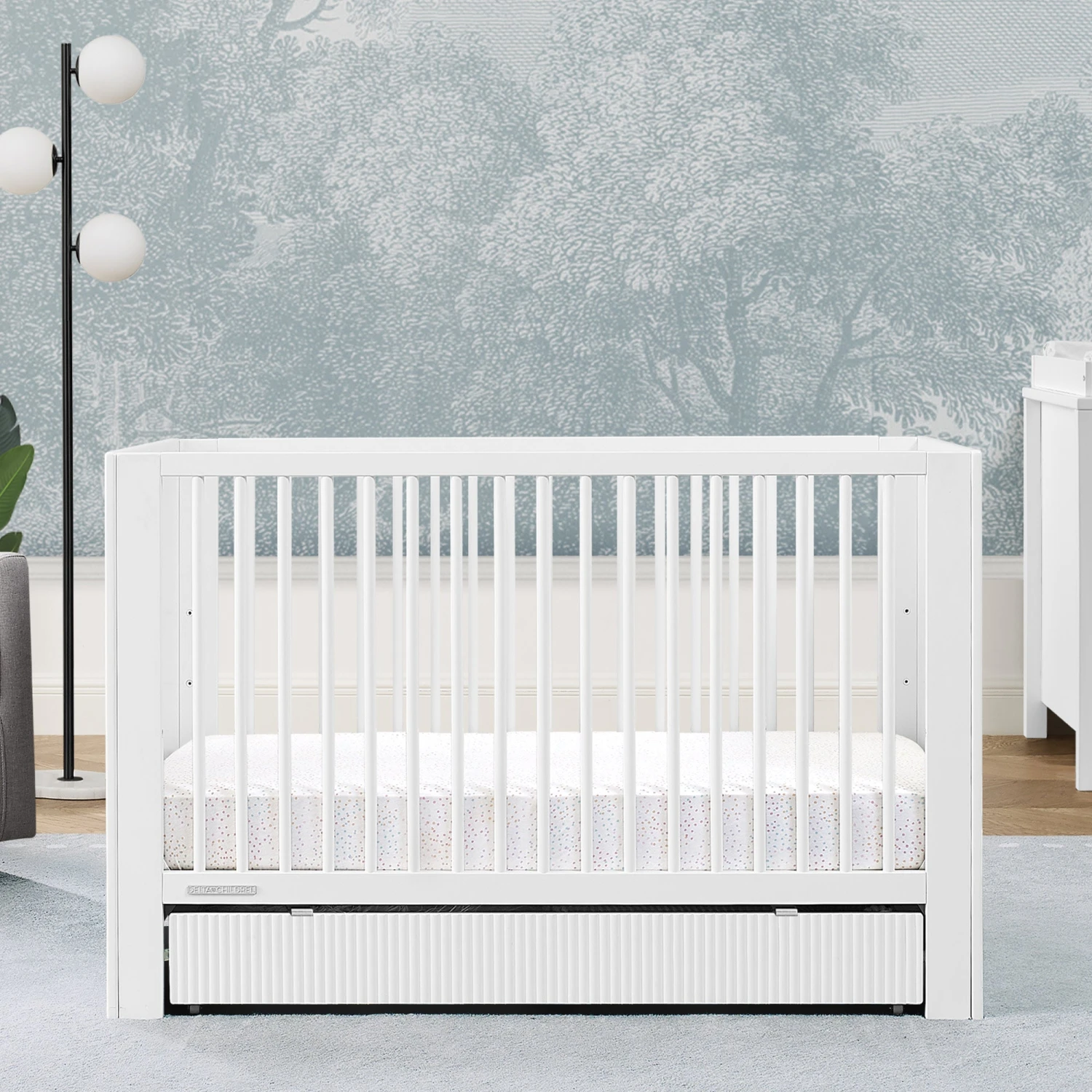 Delta Children Cassie 4-in-1 Convertible Crib With Underdrawer 7 Delta Children Cassie 4-in-1 Convertible Crib With Underdrawer - Image 7