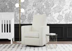 Delta Children Skye Nursery Glider Swivel Chair With LiveSmart Fabric