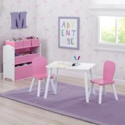 Delta Children 4-Piece Toddler Playroom Set – Includes Play Table And 6 Bin Toy Organizer With Reusable Vinyl Cling Stickers 14 Delta Children 4-Piece Toddler Playroom Set – Includes Play Table And 6 Bin Toy Organizer With Reusable Vinyl Cling Stickers -Delta Children Sales Store pfjp5jcqqdravi4imrzd