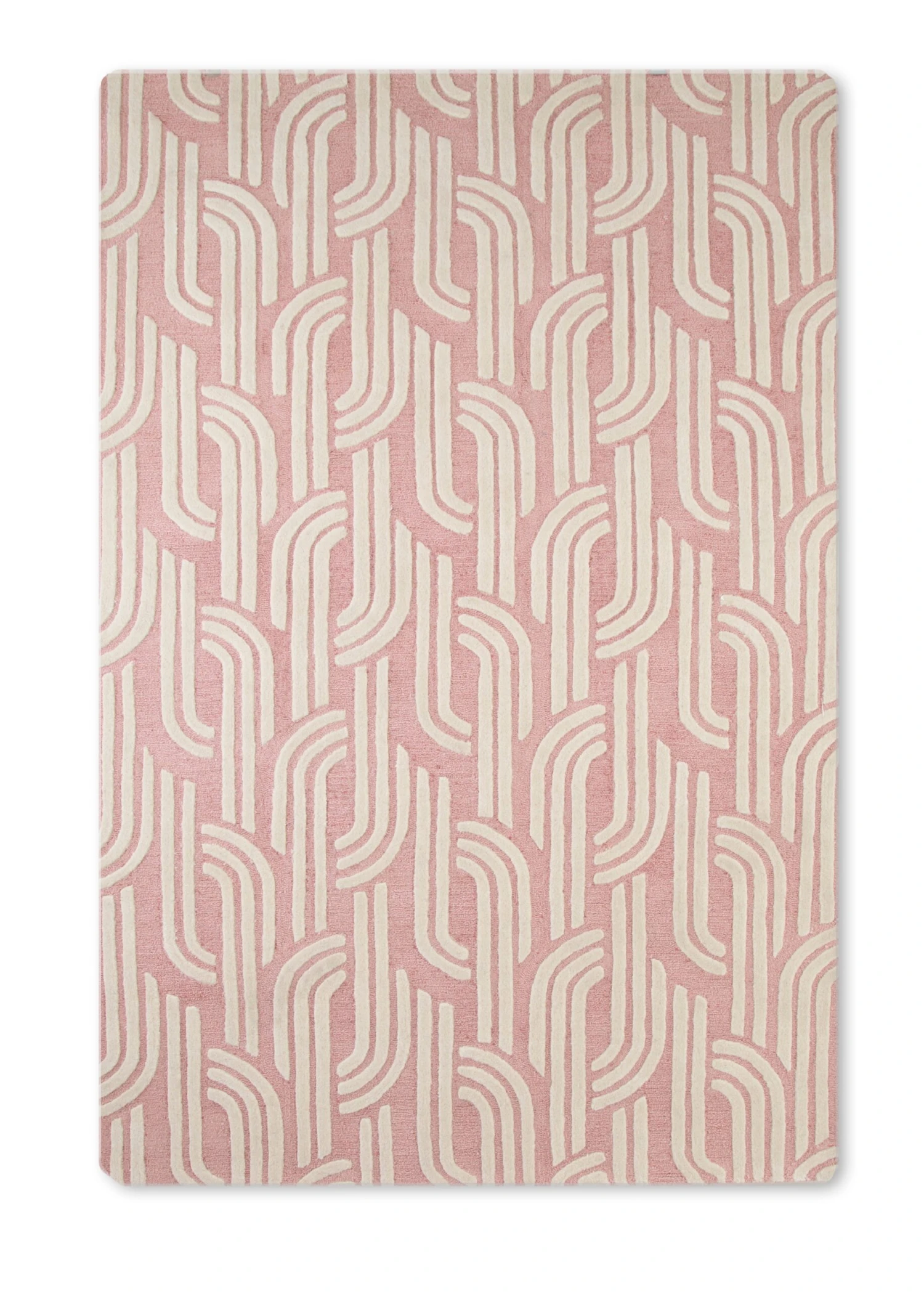 Delta Children Rose Links Hand-Tufted Wool Blend Area Rug 5x8 3 Delta Children Rose Links Hand-Tufted Wool Blend Area Rug 5x8 - Image 3