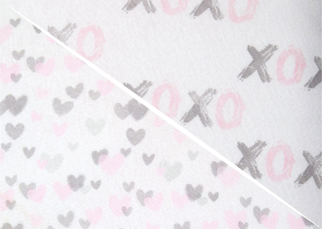 Delta Children Hearts N Kisses Fitted Crib Sheets - 2 Pack 2 Delta Children Hearts N Kisses Fitted Crib Sheets - 2 Pack - Image 2
