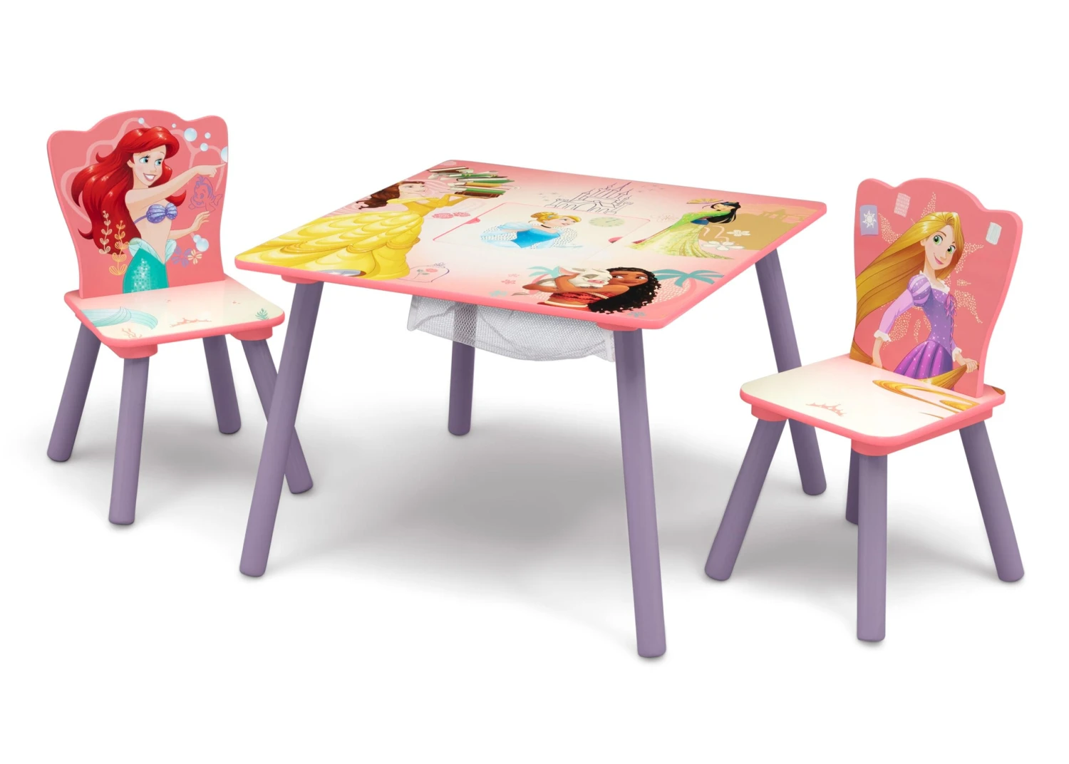 Delta Children Princess Table And Chair Set With Storage 3 Delta Children Princess Table And Chair Set With Storage - Image 3
