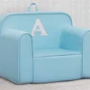 Delta Children Personalized Monogram Light Blue Cozee Chair