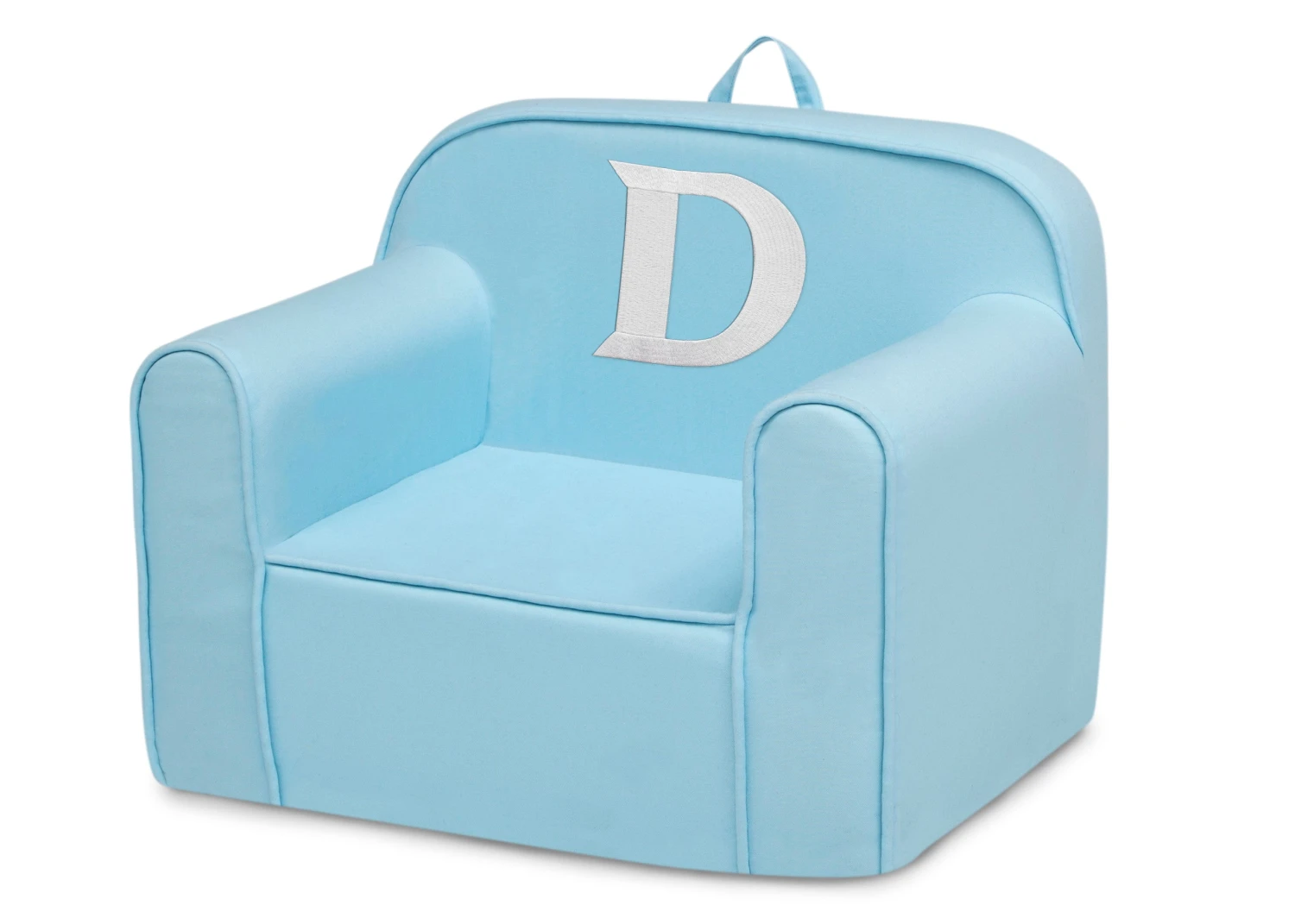 Delta Children Personalized Monogram Light Blue Cozee Chair 19 Delta Children Personalized Monogram Light Blue Cozee Chair - Image 19