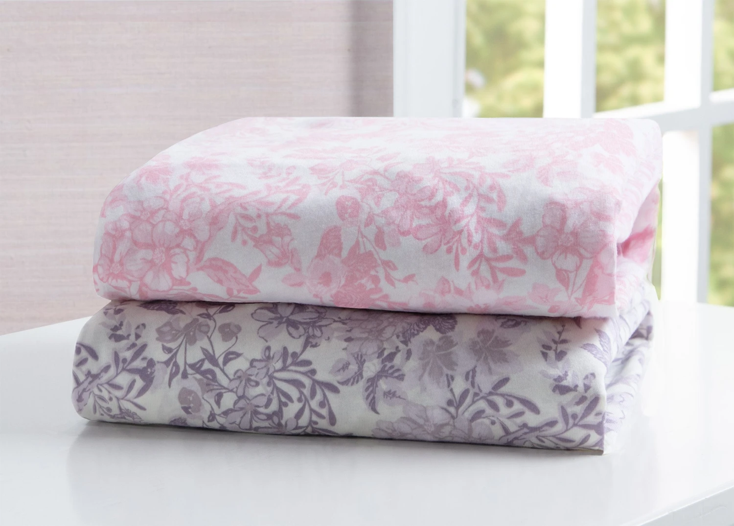 Delta Children Pastel Floral Fitted Crib Sheets - 2 Pack 1 Delta Children Pastel Floral Fitted Crib Sheets - 2 Pack