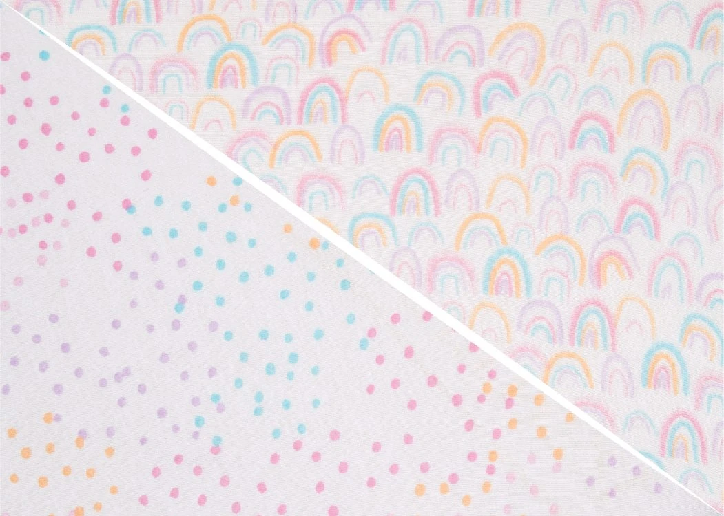 Delta Children Rainbow Confetti Fitted Crib Sheets - 2 Pack 2 Delta Children Rainbow Confetti Fitted Crib Sheets - 2 Pack - Image 2