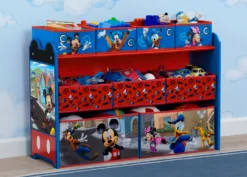 Delta Children Mickey Mouse Deluxe 9 Bin Design And Store Toy Organizer