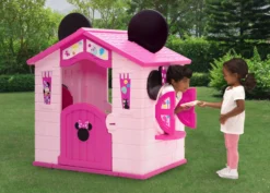New Arrival 19 Delta Children Minnie Mouse Plastic Indoor/Outdoor Playhouse With Easy Assembly